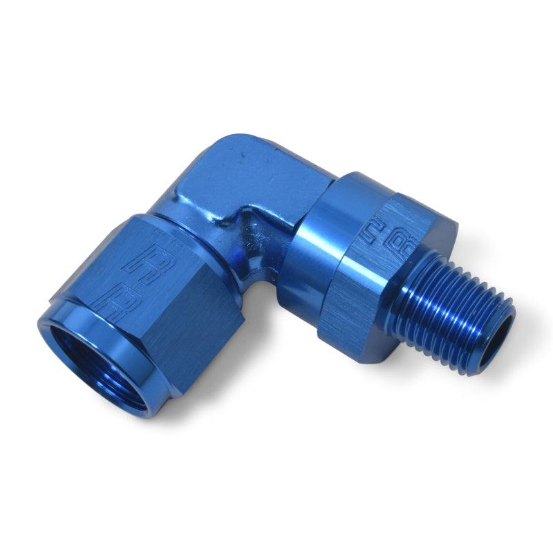 Russell Performance -12 AN 90 Degree Female to Male 3/4in Swivel NPT Fitting Fittings Russell