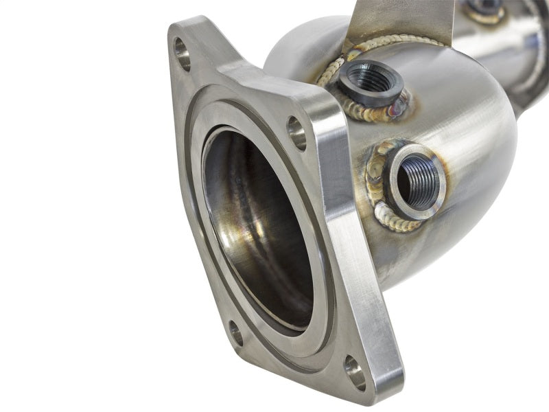 aFe Twisted Steel Down-Pipe Catted 13-16 Cadillac ATS L4-2.0L (t) Downpipes aFe