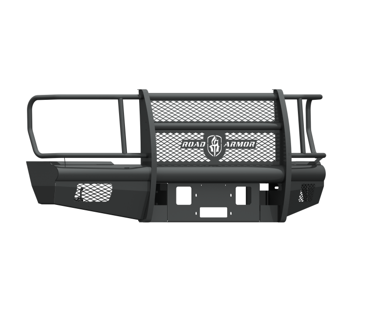 Road Armor 08-10 Ford F-250 Vaquero Front Non-Winch Plate (Plate ONLY - No Bumper) - Tex Blk Bumpers - Steel Road Armor