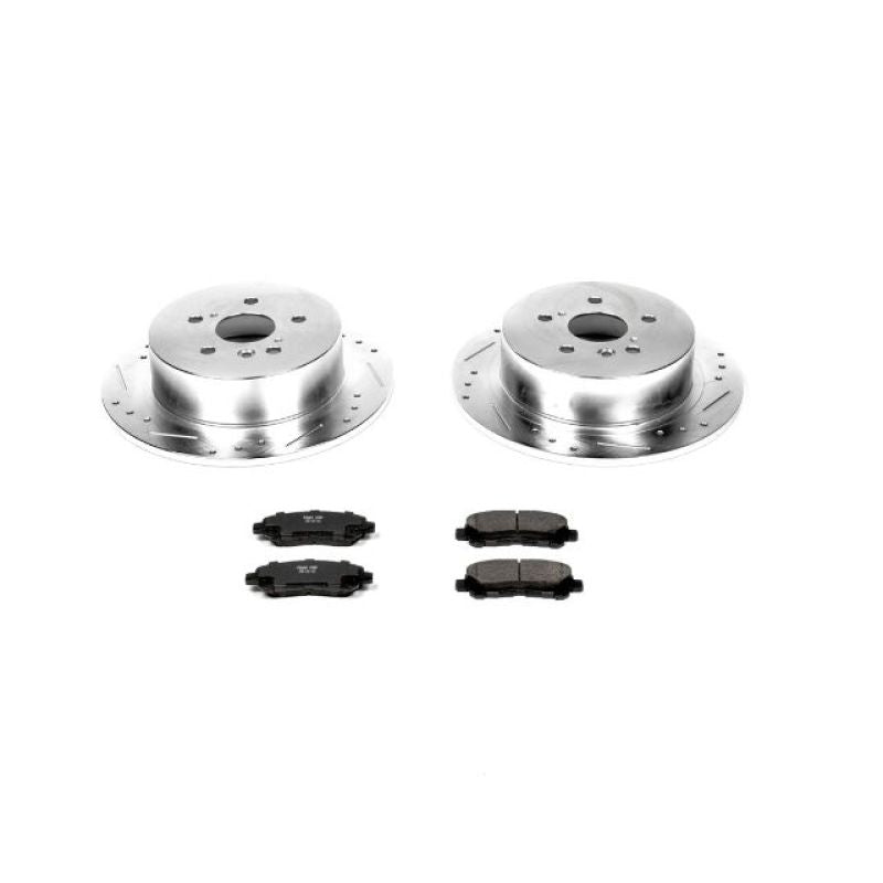 Power Stop 08-13 Toyota Highlander Rear Z23 Evolution Sport Brake Kit Brake Kits - Performance D&S PowerStop