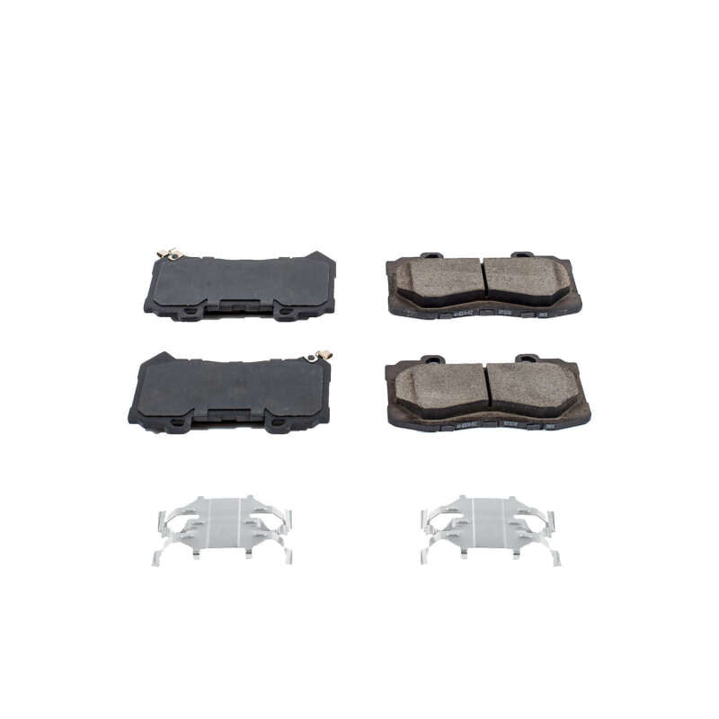 Power Stop 15-19 Chevrolet Colorado Front Z17 Evolution Ceramic Brake Pads w/Hardware Brake Pads - OE PowerStop