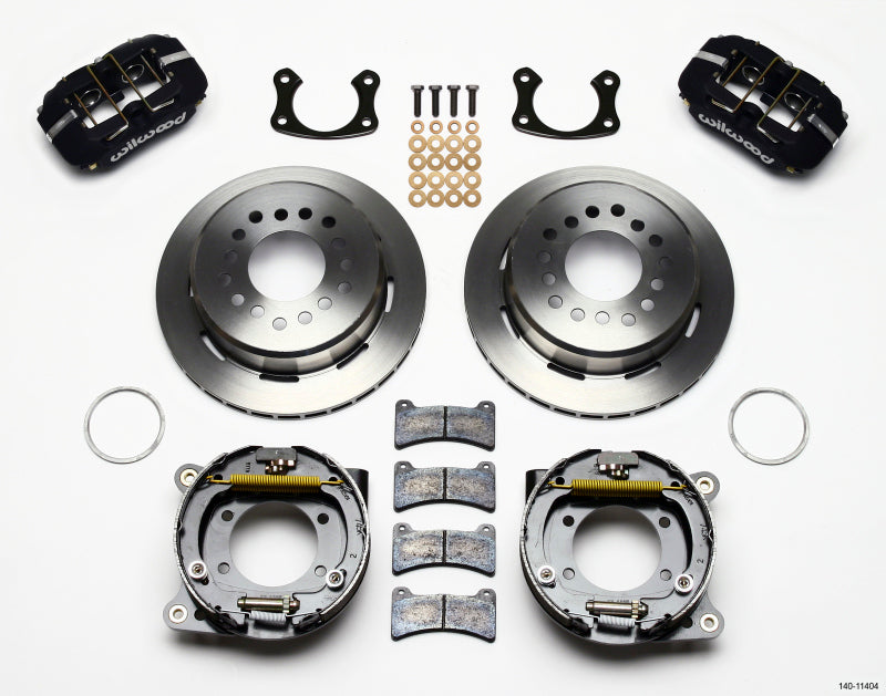 Wilwood Dynapro Low-Profile 11.00in P-Brake Kit New Big Ford 2.50in Off Front Mount Big Brake Kits Wilwood