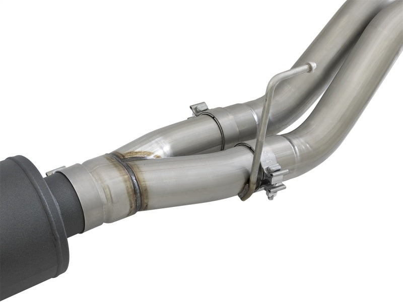 aFe MACHForce-XP 3in to 3-1/2in 304 SS Cat-Back Exhaust w/Polished Tips 17-18 Ford F-150 Raptor 3.5L Catback aFe