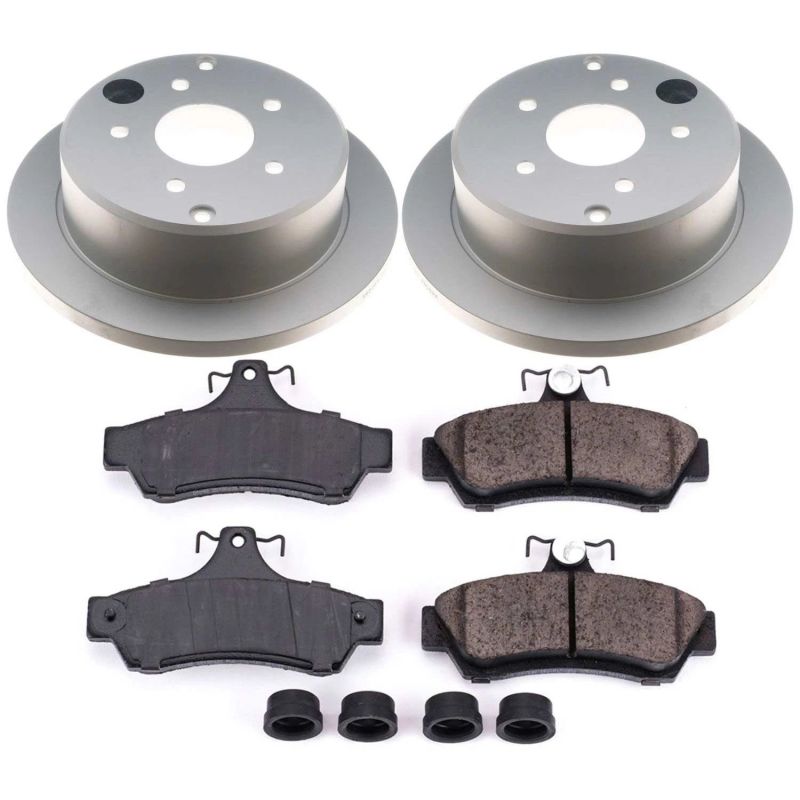 Power Stop 2004 Pontiac GTO Rear Z17 Evolution Geomet Coated Brake Kit Brake Kits - Performance Blank PowerStop