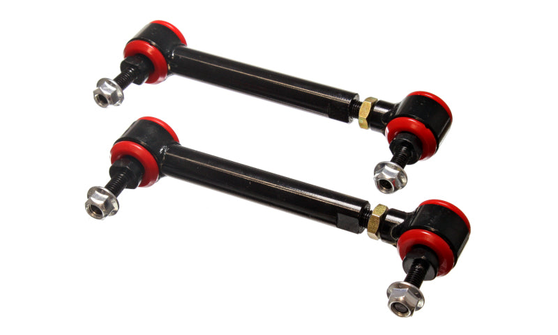 Energy Suspension Universal Red 6-3/4in-7-3/4in inAin Range Pivot Style End Link Set Sway Bar Endlinks Energy Suspension