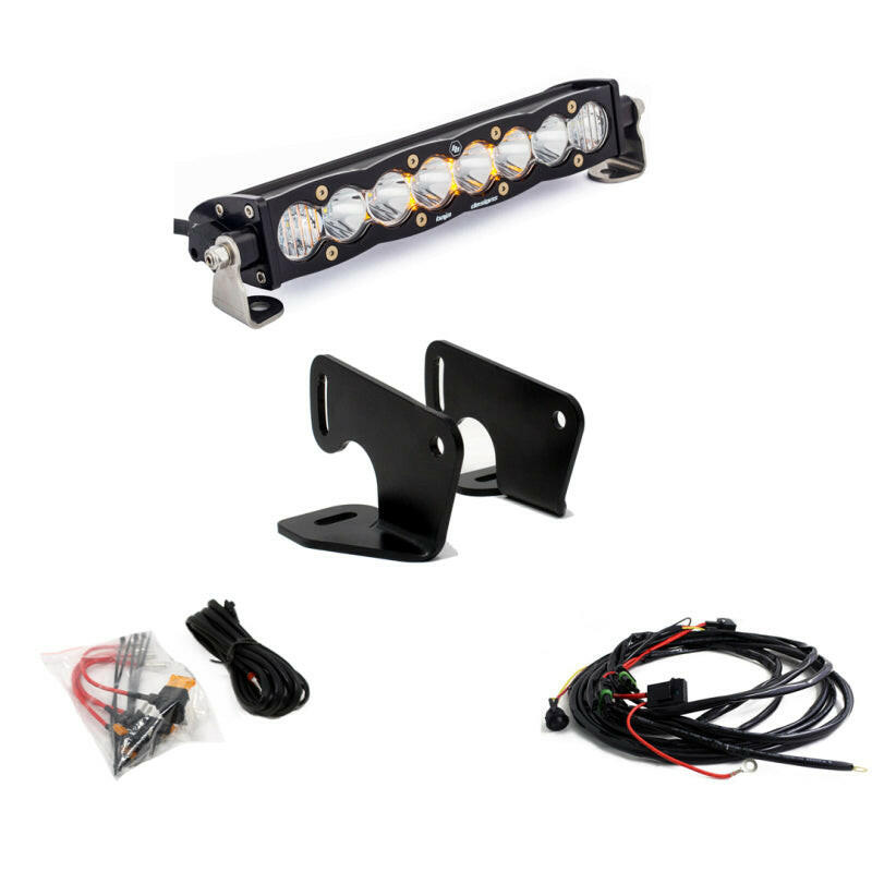 Baja Designs Polaris RZR Pro XP Hood Mount Light Kit 10in S8 Light Bars & Cubes Baja Designs