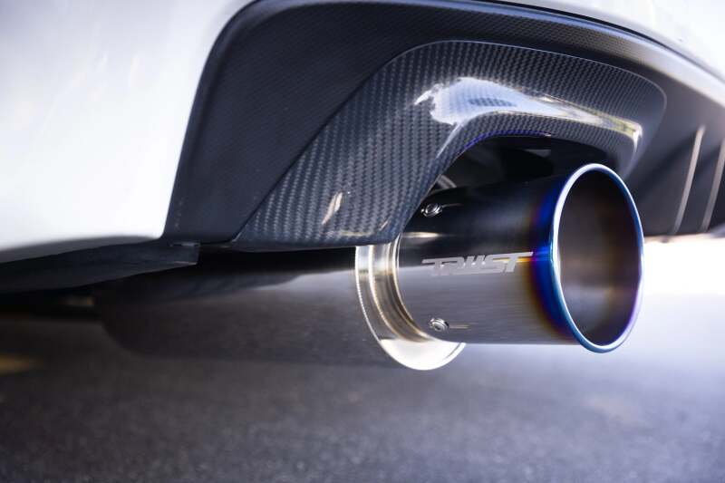 GReddy Titanium Trust PE-TR Tip L 110MM x 115MM - Titanium Burnt Finish Catback GReddy