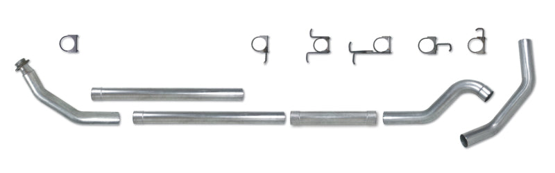 Diamond Eye KIT 4in TB MFLR RPLCMENT PIPE SGL SS: 98.5-02 DODGE CUMMINS 5.9L Turbo Back Diamond Eye Performance