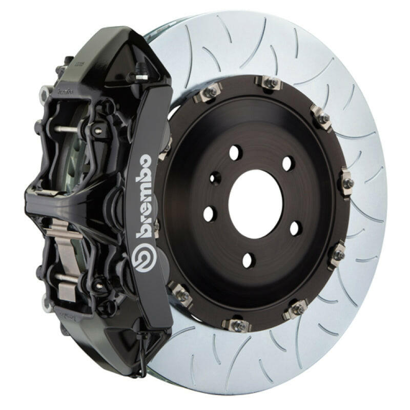 Brembo 16-21 Land Cruiser (J200) Front GT BBK 6 Piston Cast 405x34 2pc Rotor Slotted Type-3-Black Brake Kits - Performance Slot Brembo