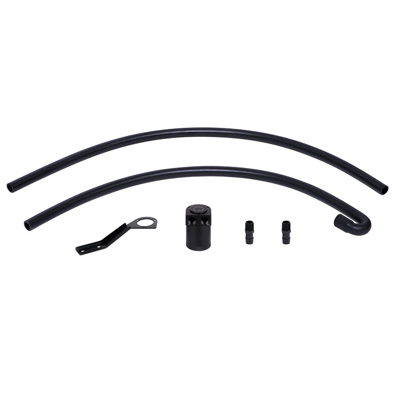 Mishimoto 07-10 BMW N54 Baffled Oil Catch Can Kit - Black (CCV Side) Oil Catch Cans Mishimoto