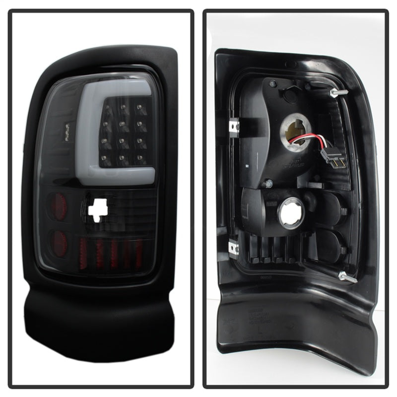 xTune Dodge Ram 1500 94-01 Tail Lights - Light Bar LED - Black ALT-ON-DRAM94V3-LBLED-BK Tail Lights SPYDER
