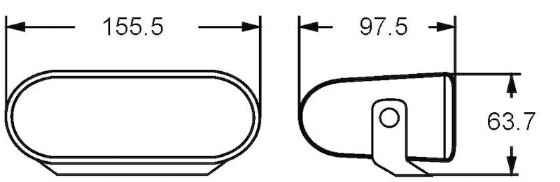 Hella FF75 Series H7 12V/55W Hallogen Fog Lamp Kit Driving Lights Hella