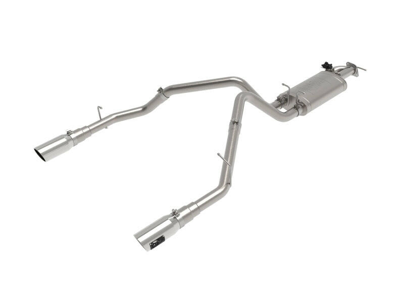 aFe Gemini XV 3in 304 SS Cat-Back Exhaust 19-21 Ram 1500 V8 5.7L Hemi w/ Polish Tips Catback aFe