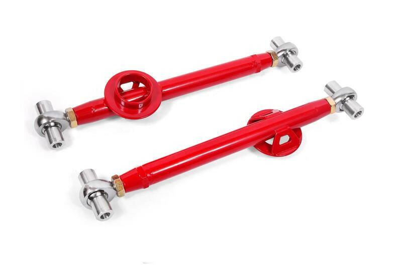 BMR 79-04 Ford Mustang Double Adj. Lower Control Arms - Red Control Arms BMR Suspension