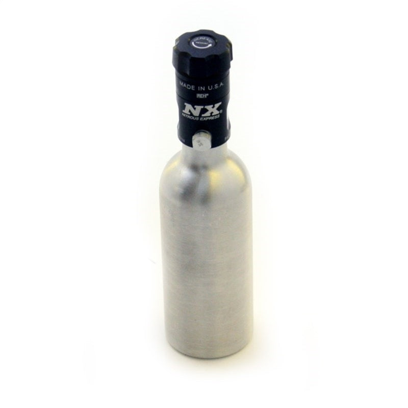 Nitrous Express 3.5oz Mini-Bottle w/Motorcycle Valve (2 Dia x 7.33 Tall) Nitrous Bottles Nitrous Express