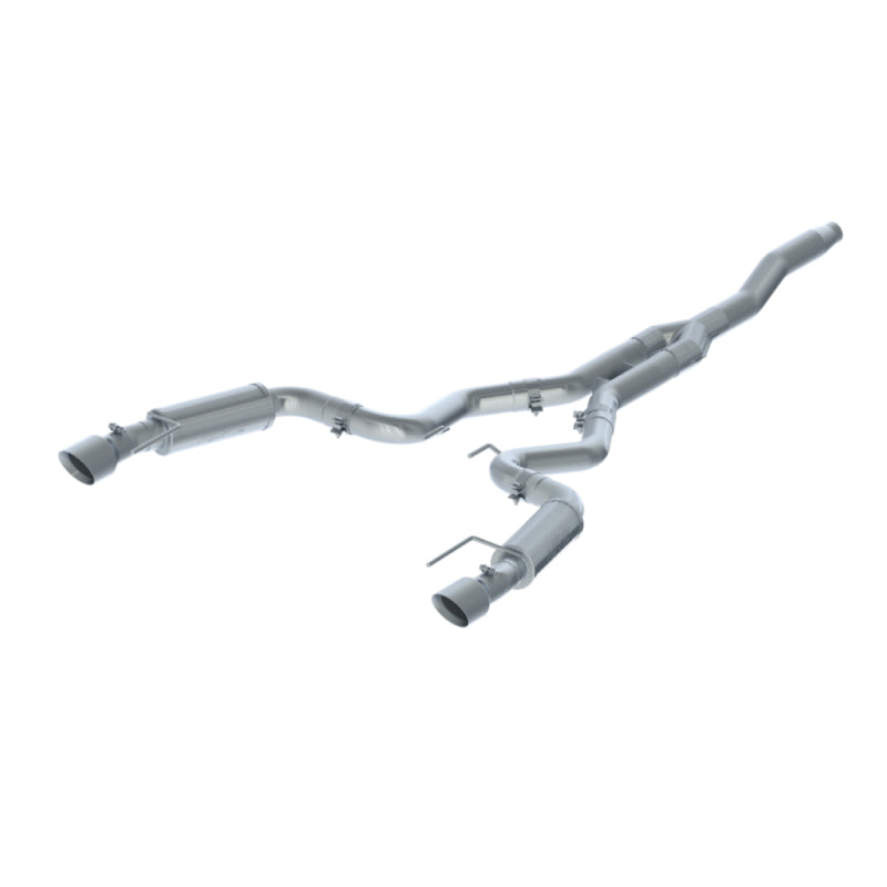 MBRP 15-18 Ford Mustang EcoBoost 2.3L T409 3in Cat Back Dual Split Rear Exit (Race Version) Catback MBRP