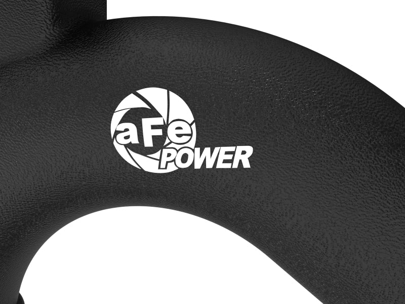 aFe 19-26 Genesis G70 V6 3.3L (tt) BladeRunner Aluminum Hot Charge Pipe - Black Air Intake Components aFe