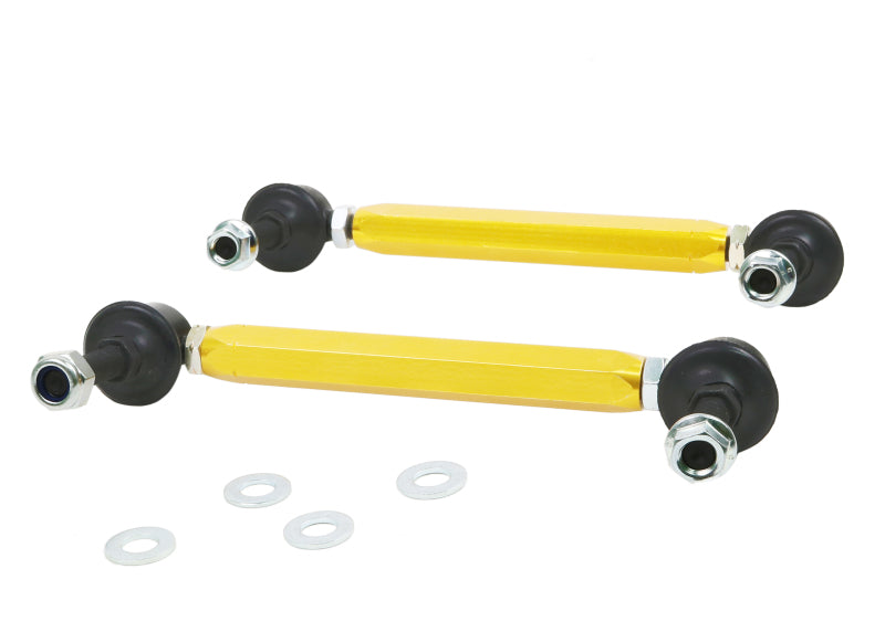 Whiteline Universal Swaybar Link Kit-Heavy Duty Adj Steel Ball w/ 10mm Ball/Ball Sway Bar Endlinks Whiteline