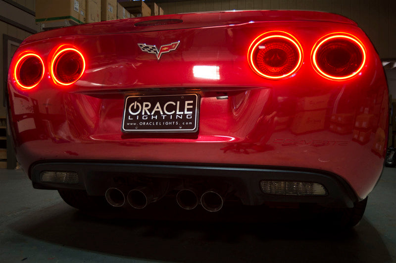 Oracle Chevy Corvette C6 05-13 LED Waterproof Afterburner Kit - Red Fog Lights ORACLE Lighting