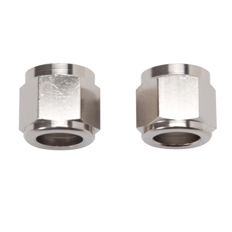 Russell Performance -8 AN Tube Nuts 1/2in dia. (Endura) (2 pcs.) Hardware - Singles Russell