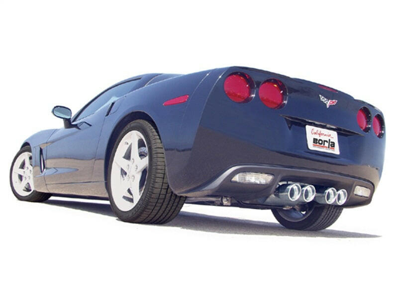 Borla 05-08 Chevrolet Corvette Coupe/Convertible 2dr 6.2L 8cyl AT/MT 6spd ATAK SS Catback Exhaust Catback Borla