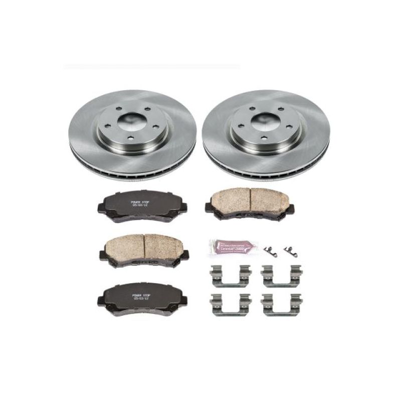 Power Stop 08-14 Nissan Rogue Front Autospecialty Brake Kit Brake Kits - OE PowerStop