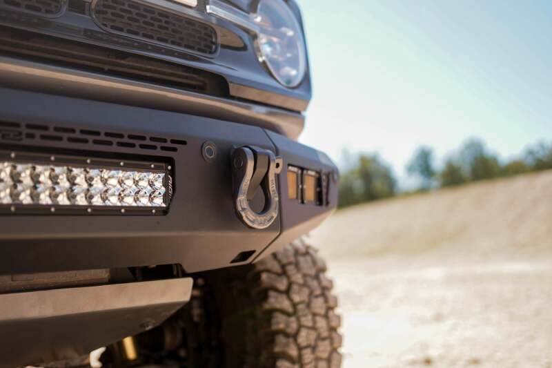 DV8 Offroad 2021+ Ford Bronco Front Bumper V2 - OE Plus Series (Works w/o ACC Relocation) Bumpers - Steel DV8 Offroad