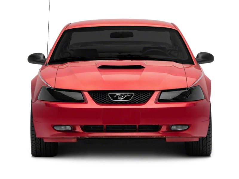Raxiom 99-04 Ford Mustang Axial Series OEM Style Replacement Headlights- Black Housing (Smoked Lens) Headlights Raxiom