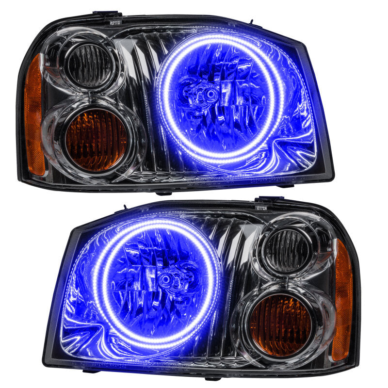 Oracle 01-04 Nissan Frontier SMD HL - Dual Halo - ColorSHIFT w/o Controller Headlights ORACLE Lighting