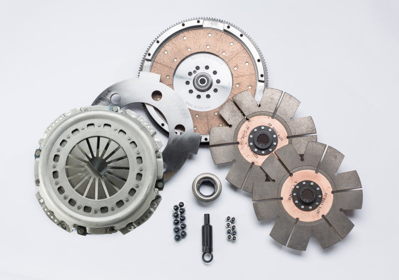 South Bend Clutch 94-98 Ford 7.3L Powerstroke ZF-5 SFI Comp Dual Disc Clutch Kit (3600lb Load) Clutch Kits - Multi South Bend Clutch