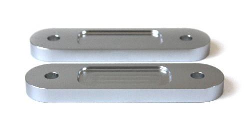 BLOX Honda S2000 Racing Front 12mm Thin Spacer Bump Steer Kit - Silver (Lowered 1in and more) Bushing Kits BLOX Racing