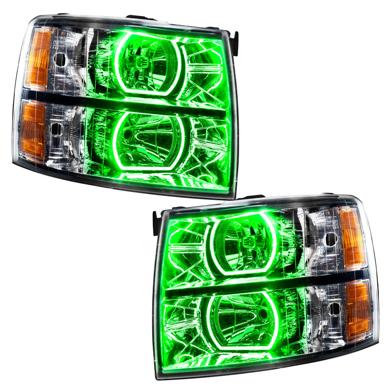 Oracle 07-13 Chevrolet Silverado SMD HL - Square - ColorSHIFT w/ BC1 Controller Headlights ORACLE Lighting