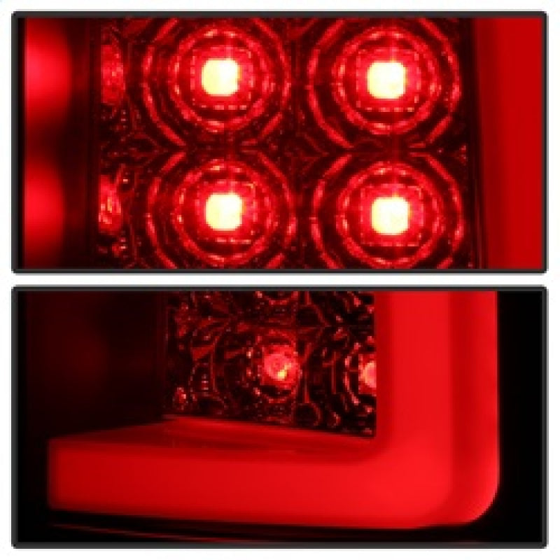 Spyder 07-13 Silverado (Will Not Work w/2010 921 Bulb)V3 Tail Lights Blk Smk ALT-YD-CS07V3-LBLED-BSM Tail Lights SPYDER