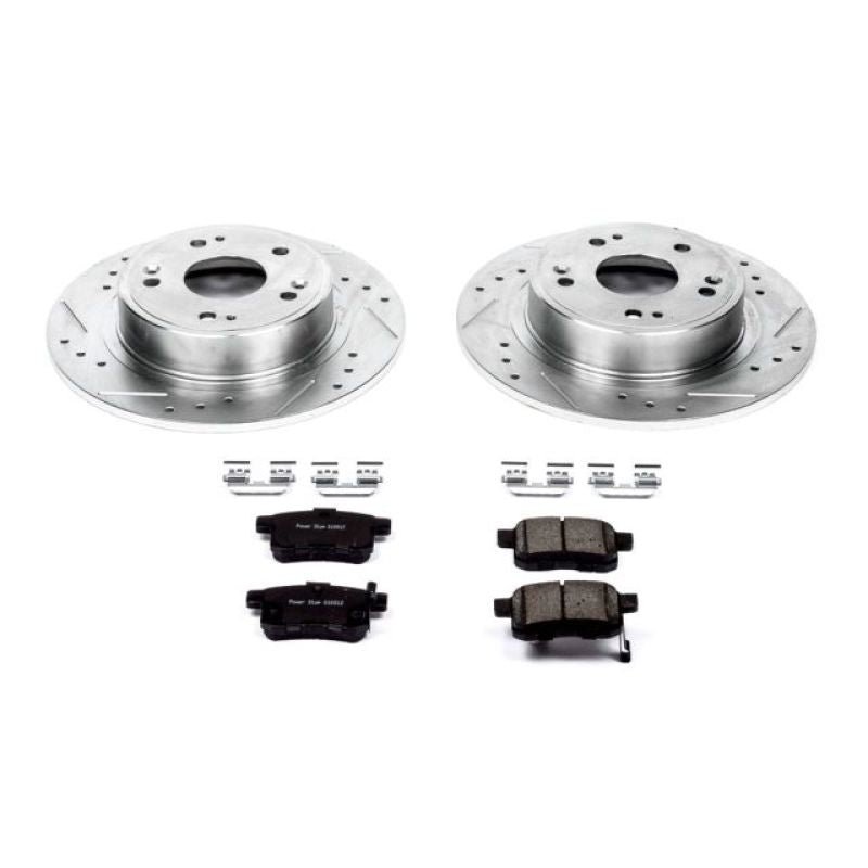 Power Stop 09-10 Acura TSX Rear Z23 Evolution Sport Brake Kit Brake Kits - Performance D&S PowerStop