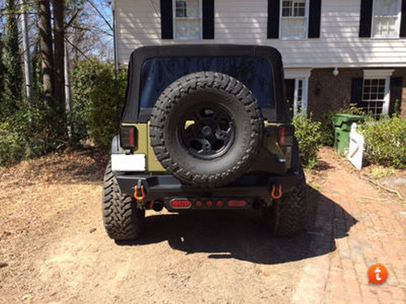 Spyder Jeep Wrangler 07-15 LED Tail Lights Smoke ALT-YD-JWA07-LED-SM Tail Lights SPYDER