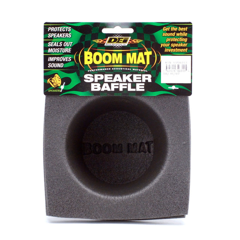 DEI Speaker Baffles 5.25in Round 6.5in Wide 6.5 Height 2.5in Deep Pair Thermal Wrap DEI