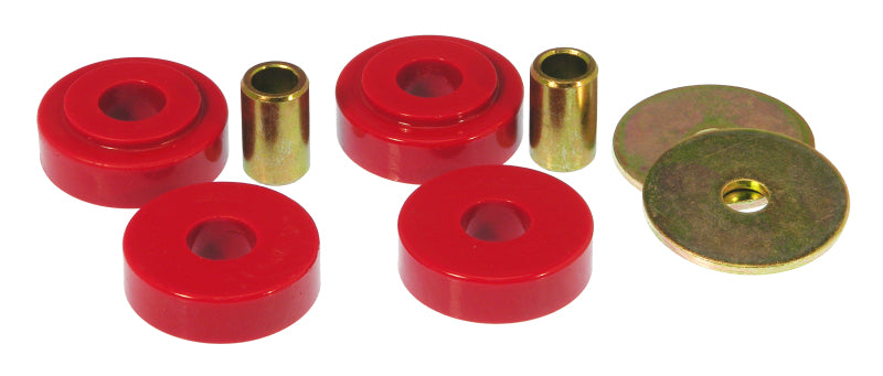 Prothane 82-92 Chevy Camaro Secondary Transmission Crossmember Kit - Red Bushing Kits Prothane