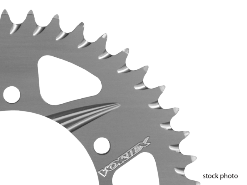 Vortex Racing Aluminum Rear Sprocket 520 43 Tooth- Silver Sprockets Vortex Racing
