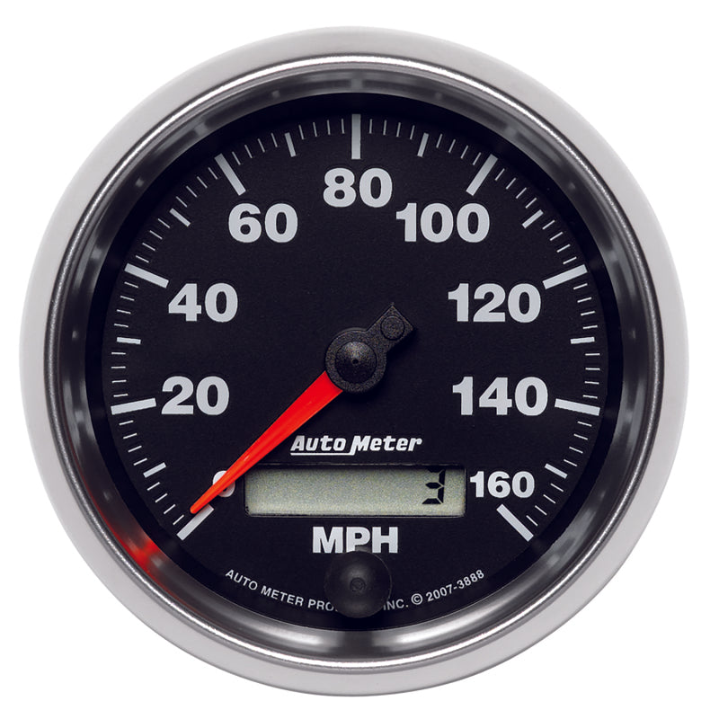 Autometer GS 3-3/8 inch 160 MPH In Dash Speedometer Gauge Gauges AutoMeter