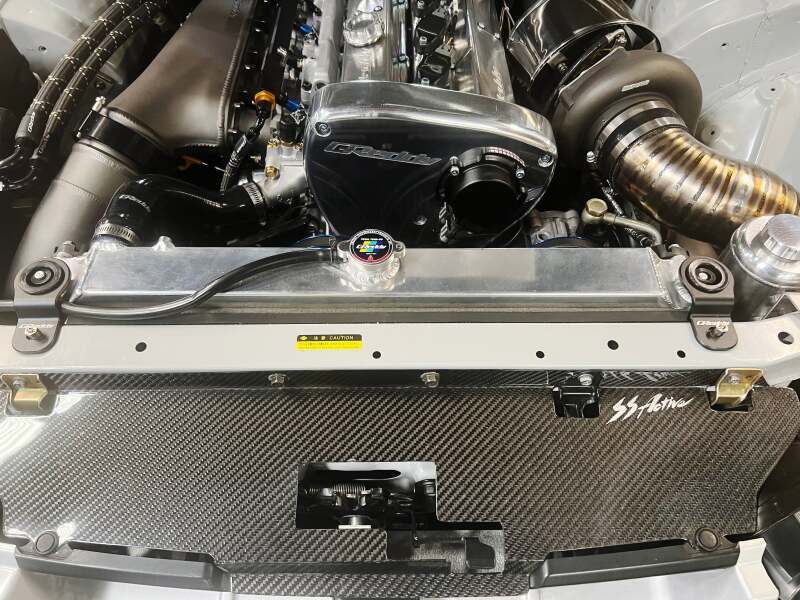 GReddy Nissan Skyline GT-R BCNR33 Radiator Mount Bracket- Black Radiator Shrouds GReddy