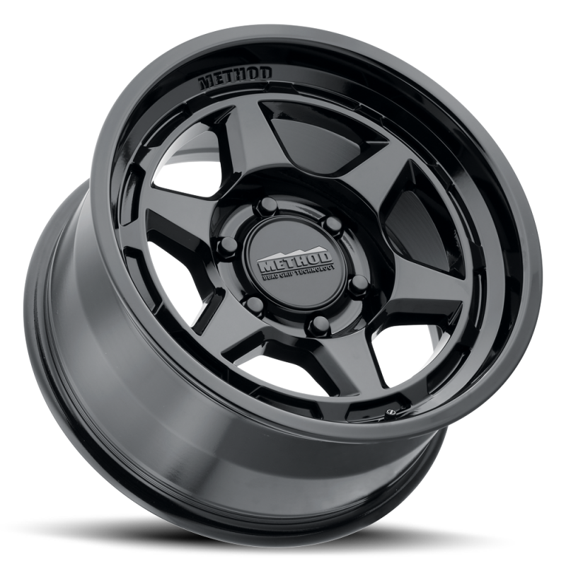 Method MR708 Bead Grip 17x8.5 / 0mm Offset / 6x135 / 4.72 in. BS / 87.00mm Bore - Gloss Black Wheel Wheels - Cast Method Wheels