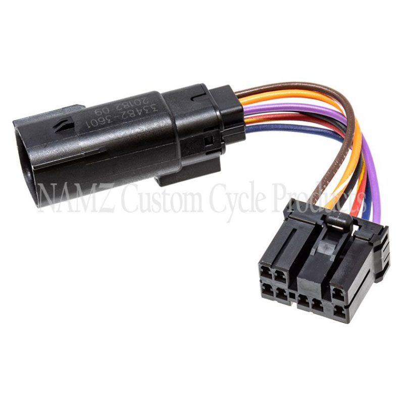 NAMZ 97-13 Road King/Electra Glide Plug-N-Play Rear Fender Harness Adapter (10-13 Harness Retrofit) Wiring Harnesses NAMZ