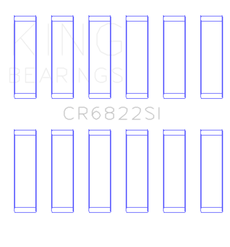 King Engine Bearings Chrysler 226 (3.7L) (Size +0.25mm) Connecting Rod Bearing Set Connecting Rods King Engine Bearings