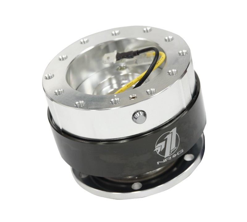 NRG Quick Release Gen 1.5 - Silver Body / Black Chrome Ring Quick Release Adapters NRG