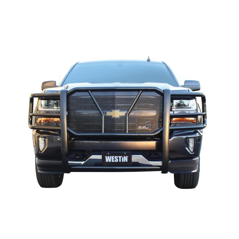 Westin 2007-2013 Chevrolet Silverado 1500 HDX Grille Guard - Black Grille Guards Westin