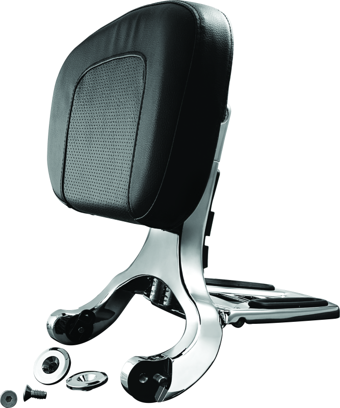Kuryakyn Multi-Purpose Backrest Chrome Seats Kuryakyn