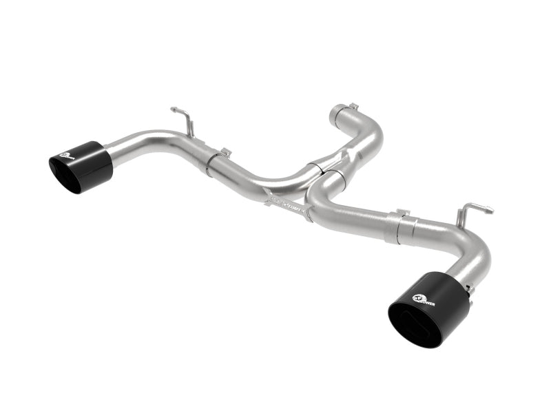 aFe 18-20 VW GTI (MK7.5) 2.0L MACH Force-Xp 3in to 2.5in 304 SS Axle-Back Exhaust System-Black Tips Axle Back aFe