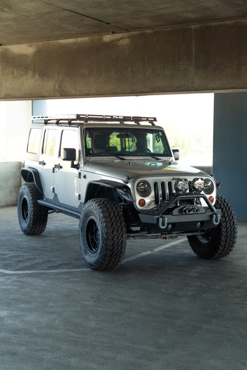 DV8 Offroad 07-18 Jeep Wrangler JK Slim Fender Flares Fenders DV8 Offroad