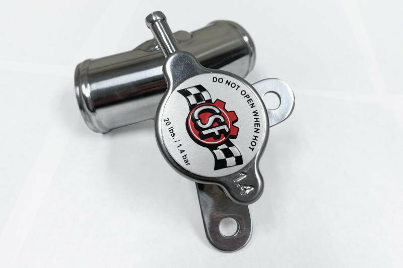 CSF 13+ BRZ / 13-20 Toyota 86 / 22+ GR86 Aluminum Filler Neck w/ High Pressure Radiator Cap Radiators CSF