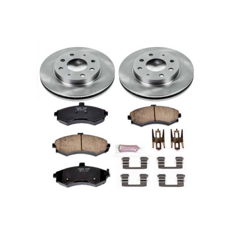 Power Stop 02-05 Hyundai Elantra Front Autospecialty Brake Kit Brake Kits - OE PowerStop